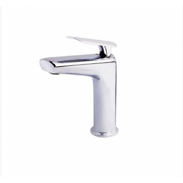 Grifo monomando para lavabo con apertura por maneta serie Kily referencia 4955011 Galindo
