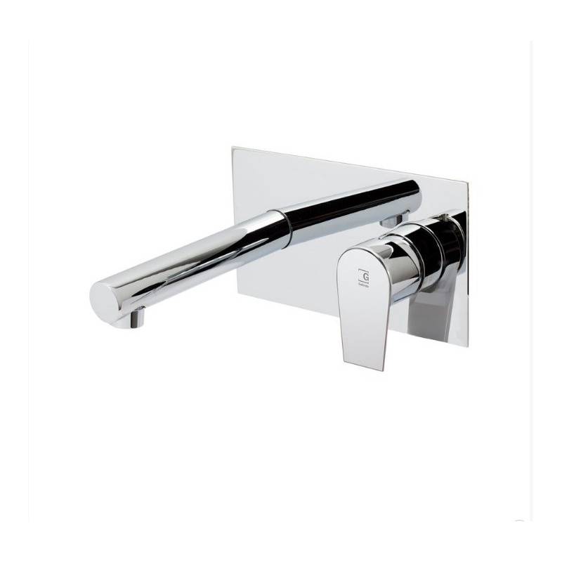 Misturador monocomando para lavatório de parede série Aroha Galindo