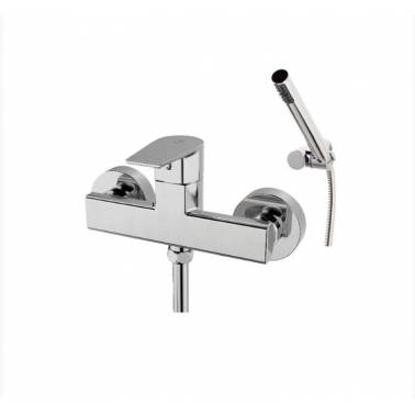 Single-lever shower tap for wall installation Aroha series reference 4601011 Galindo
