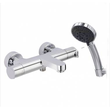 Torneira monocomando para banheira e duche série Aroha referência 46041500 Galindo