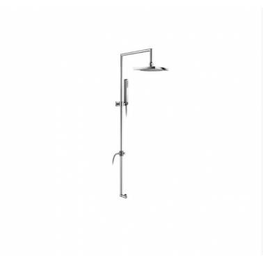 Colonne de douche avec douchette carrée et accessoires de douche référence 269400 Nitro Galindo