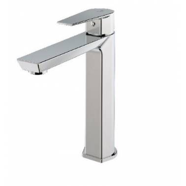 Torneira para lavatório média monocomando com alça de abertura série Aroha Galindo