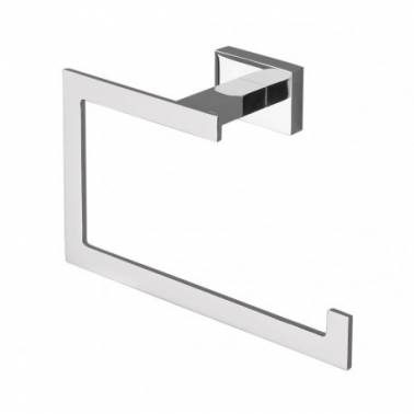 Toalheiro quadrado série Capri Cromados Modernos . Referência CAP08