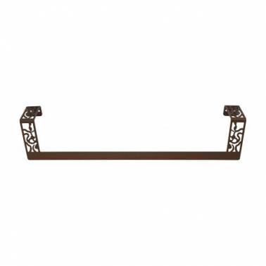 Straight towel rail 45cm Art Deco Cromados Modernos series. Reference ARD10