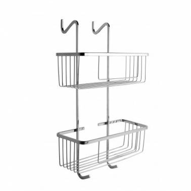 Cromados Modernos Double Shower Screen Holder. Reference AQUA912