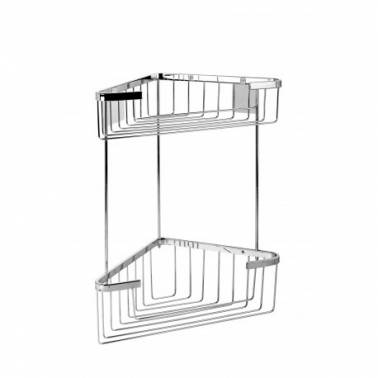 Suporte de gel de canto duplo referência AQUA914AD Cromados Modernos