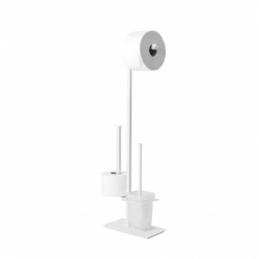 Porta rotolo di carta igienica Cromados Modernos bianco opaco cromato