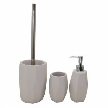 Riferimento confezione scopino/tazza/dispenser sapone CJTCEM Cromados Modernos