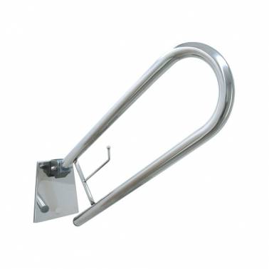 Barre d'appui pivotante et rabattable amovible avec porte-rouleau de papier Cromados Modernos . Référence MNV24C