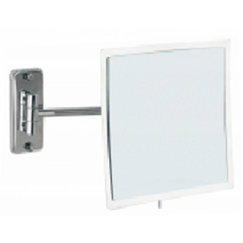 Espejo de aumento orientable de pared referencia VAR3302 Cromados Modernos