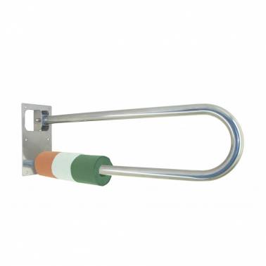 Barre de chute en satin chromé moderne