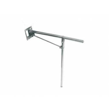 Folding grab bar with Modern Chrome support