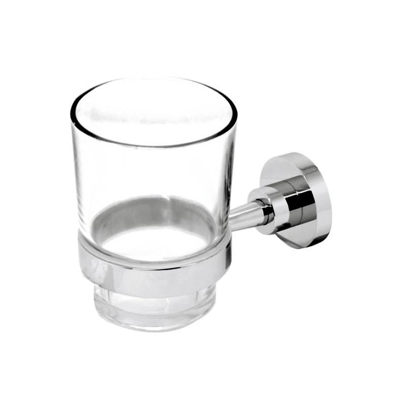 Porte-gobelets de la série Wagner en chrome moderne