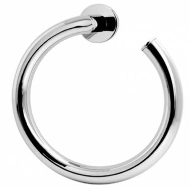 Portasalviette moderno cromato serie Wagner