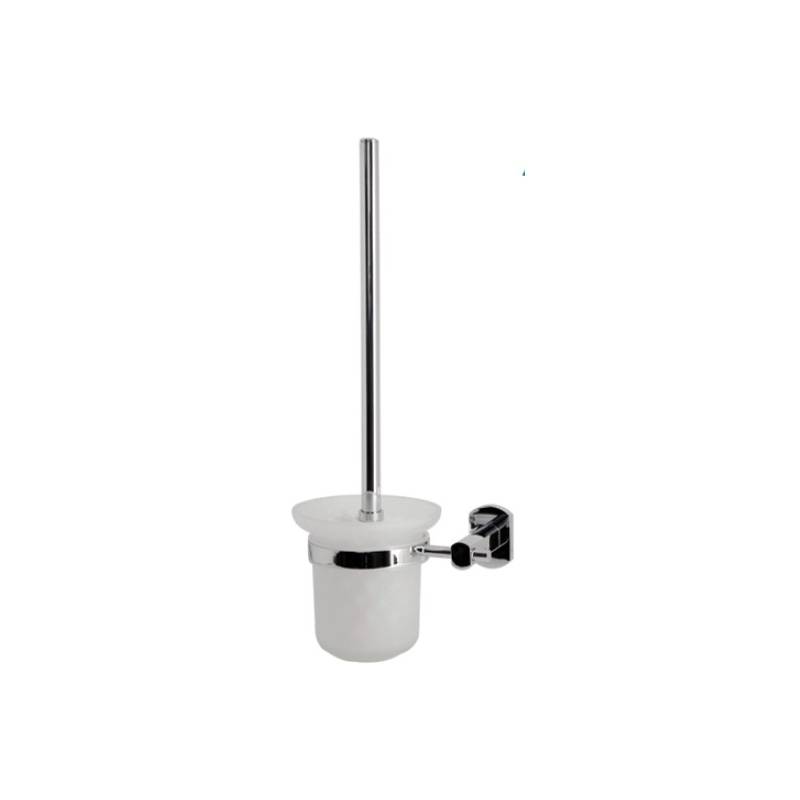 Porta-escova de vaso sanitário da série Amadeus Modern Chrome