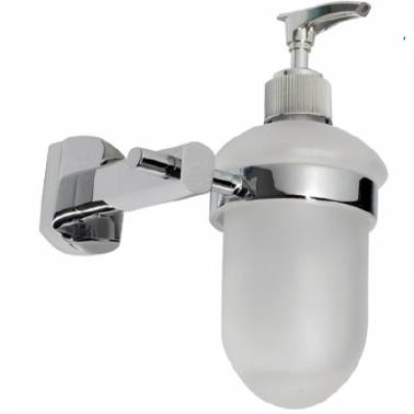 Distribuidor de sabonete moderno cromado série Amadeus