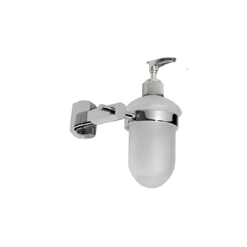 Distributeur de savon de la série Amadeus chromé moderne