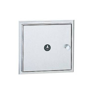 Puerta empotrada para pasar las medicinas marca Bobrick