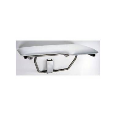 Siège de douche pliable Bobrick pour salle de bain accessible aux personnes à mobilité réduite