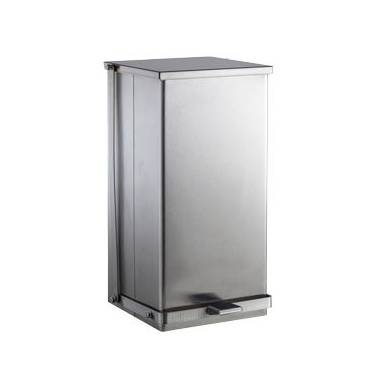 Pattumiera a pedale in acciaio inox satinato da 45 litri marca Bobrick