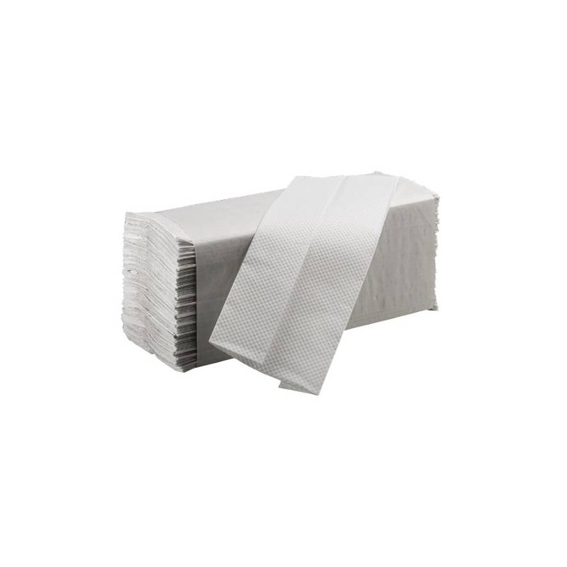 Paquete de toallas de papel plegadas marca Franke.