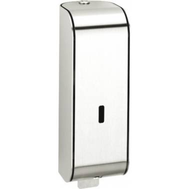 Dosificador de jabón en espuma de acero inoxidable acabado satinado modelo XINOX marca Franke KWC, referencia XINX616