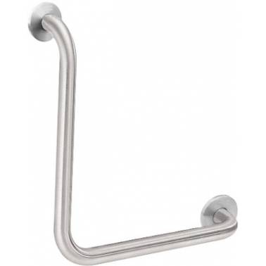 Maniglia 90º con due punti di ancoraggio in acciaio inox satinato, marca Franke KWC, riferimento CNTX21N