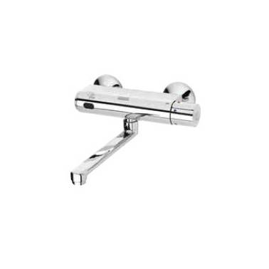 Battery-operated wall tap with thermostat with a length of 266mm, model WASH-S, brand Franke KWC, reference PRTR0017