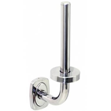 Porta rotolo di riserva in acciaio inox, finitura lucida