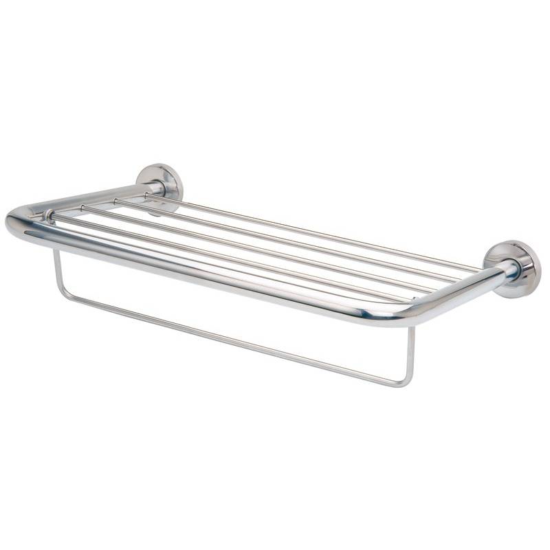 Handtuchhalter aus Edelstahl mit glänzender oder satinierter Oberfläche, Marke Komercia