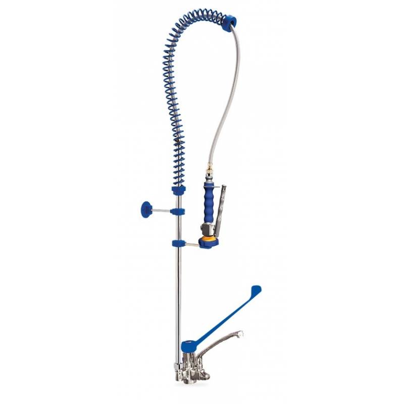 Grifo ducha sobremesa dos aguas monomando codo