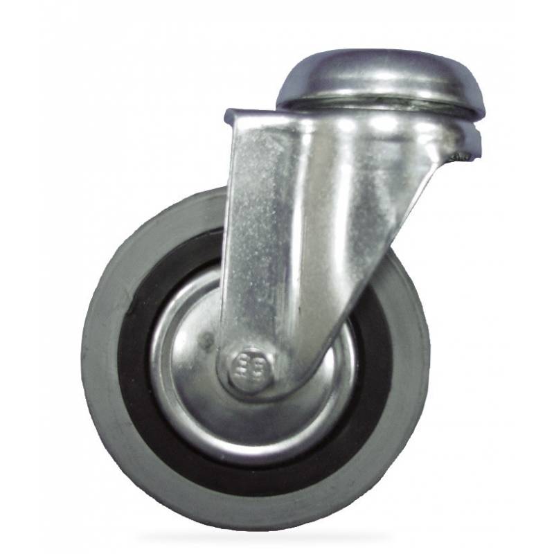 Fricosmos 125mm diameter galvanised wheel without brake