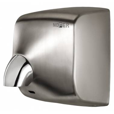 Nofer brand stainless steel electronic hand dryer with nozzle