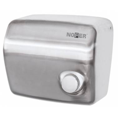 Secamanos con pulsador fabricado en acero inoxidable modela KAI marca Nofer