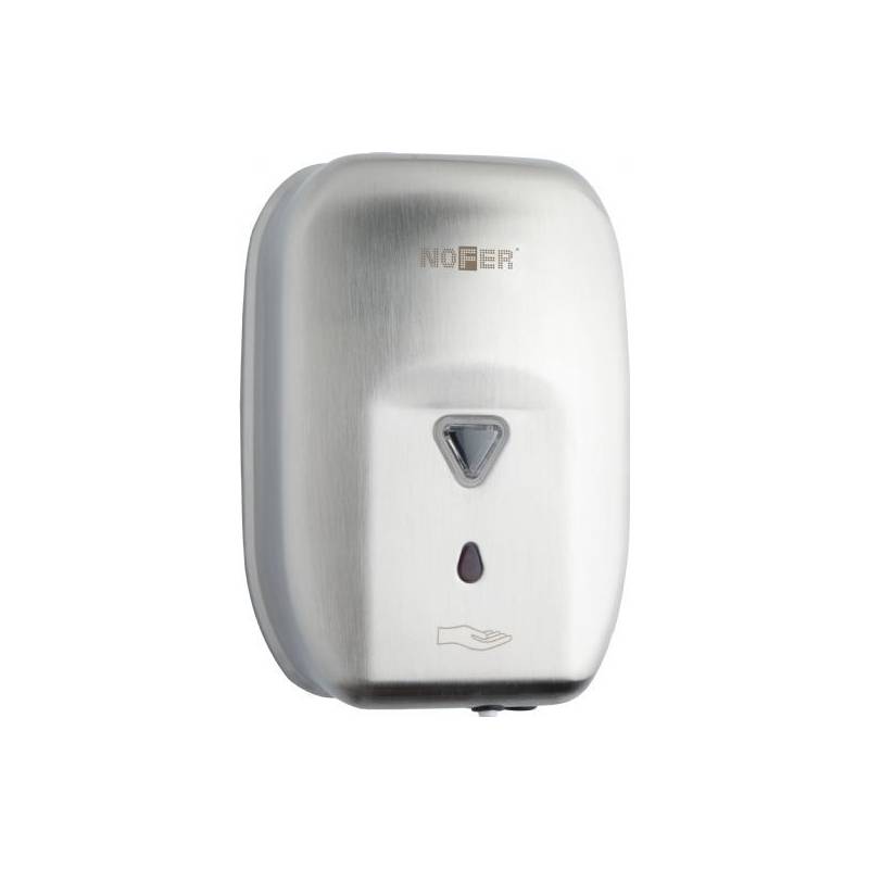 Nofer brand satin stainless steel automatic soap dispenser with a capacity of 1200 ml