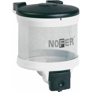 Dosificador de jabón de ABS translúcido de 1 o 2 litros de capacidad marca Nofer