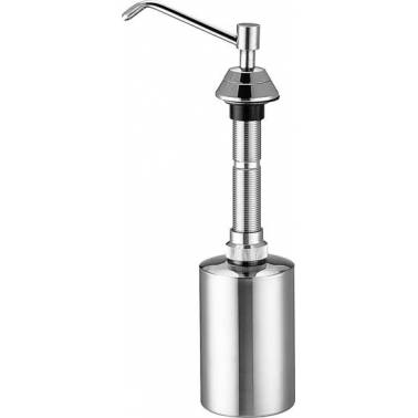 Dispensador de sabão em aço inoxidável da marca Nofer para bancada embutida