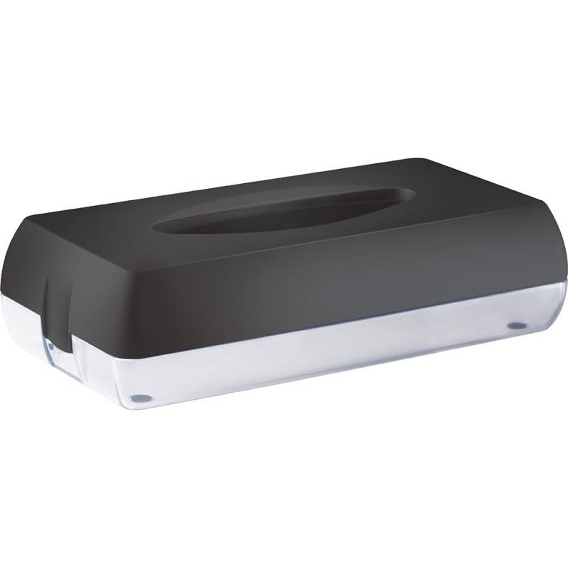 Tissue dispenser made of black ABS, Nofer brand
