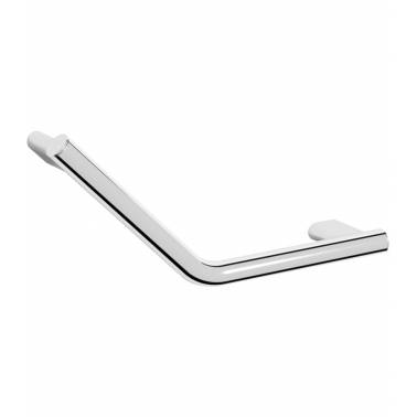 Abgewinkelter Haltegriff für das Badezimmer aus verchromtem Messing mit Hochglanzoberfläche, Marke Nofer. Referenz 16332.B