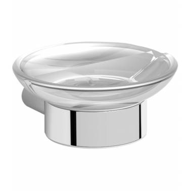 Wandseifenschale aus verchromtem Messing, Modell Santorini, Marke Nofer