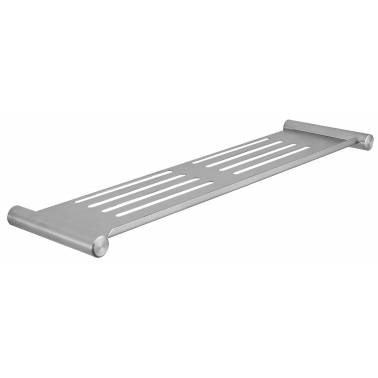 Bathroom shelf made of satin stainless steel, Roma model, Nofer brand