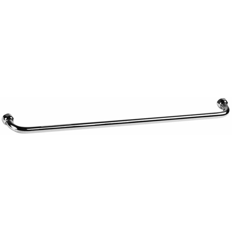 Toalheiro de banheiro de 635 mm em aço inoxidável com acabamento brilhante, modelo Classic, marca Nofer. Referência 09026.B