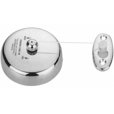 Retractable clothesline made of polished stainless steel, Classic model, Nofer brand