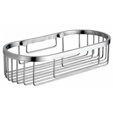 Bathroom soap dish made of stainless steel, Nofer brand. Reference 09064.S