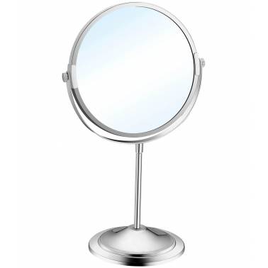 Nofer brand double-sided countertop magnifying mirror