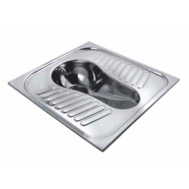 Assiette turque en acier inoxydable avec finition brillante, marque Nofer