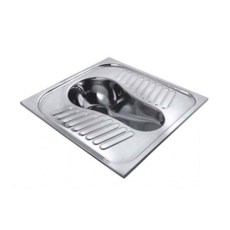 Türkischer Teller aus Edelstahl mit Hochglanzoberfläche, Marke Nofer