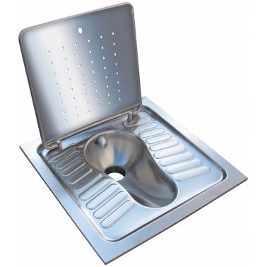 Piatto turco con coperchio in acciaio inox satinato, marca Nofer