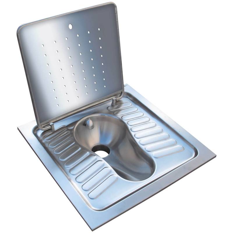 Assiette turque avec couvercle en acier inoxydable satiné, marque Nofer