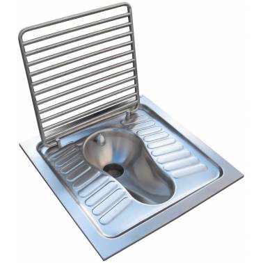 Piatto turco con coperchio a griglia in acciaio inox satinato, marchio Nofer